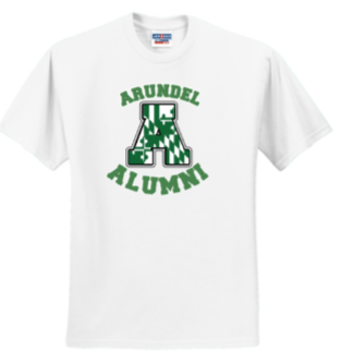 Arundel -Alumni Short Sleeve Shirt (White, Grey or Black) (2 Designs)