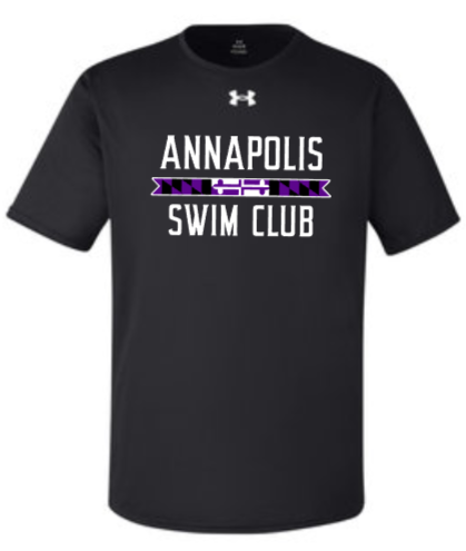 Annapolis Swim Club - Flag Under Armour Short Sleeve T Shirt (Youth and Adult)