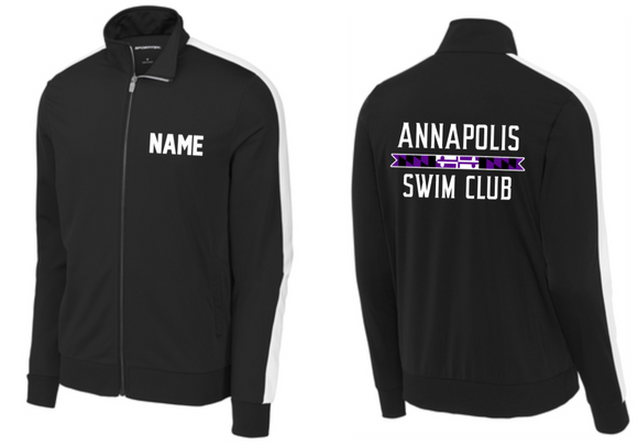 Annapolis Swim Club - Flag Warm Up Jacket (Men's, Lady or Youth)