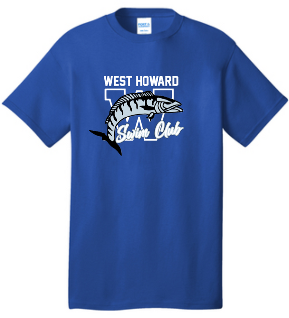 West Howard Swim Club - Royal Blue Short Sleeve T Shirt