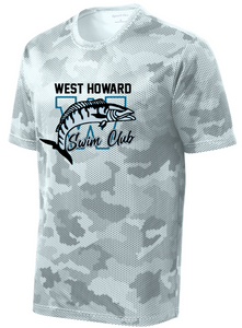 West Howard Swim Club - Camo Hex Short Sleeve Shirt