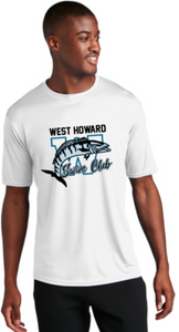 West Howard Swim Club - Performance Short Sleeve Shirt - (Silver or White)