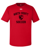 NCHS Women's Soccer - Under Armour Short Sleeve T Shirt (Black, Red, or Grey)