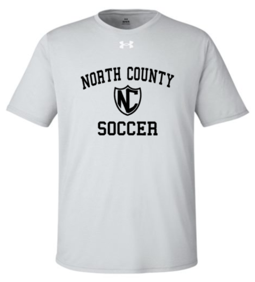 NCHS Women's Soccer - Under Armour Short Sleeve T Shirt (Black, Red, or Grey)