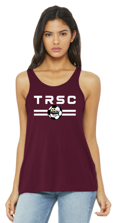 Two Rivers - Letters Women's Flowy Racerback Tank