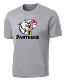 Panthers Football - Panthers MD FLAG Football Performance Short Sleeve (White or Grey)