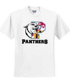 Panthers Football - Panthers MD FLAG Football Short Sleeve Shirt (White or Grey)