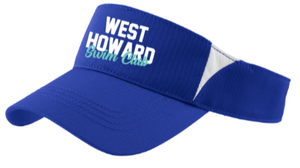 West Howard Swim Club - Visor (Royal Blue or White)