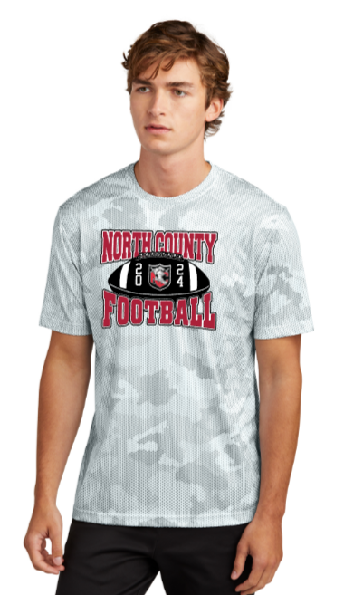 NC FOOTBALL - FOOTBALL Camo Hex Performance SS T-shirt