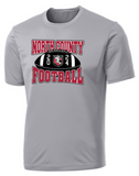 NC FOOTBALL - FOOTBALL Performance Short Sleeve (Grey or White)