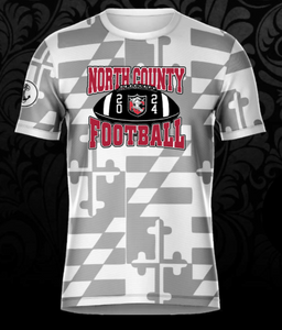 NC Football - FOOTBALL MD Ghost Short Sleeve Shirt