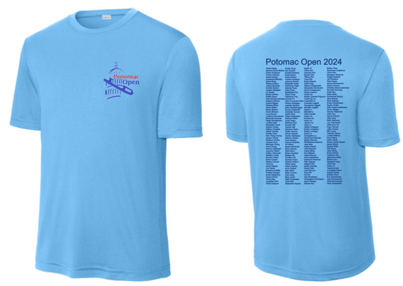 Potomac Open 2024 - Event Performance Short Sleeve Shirt (Youth or Adult)