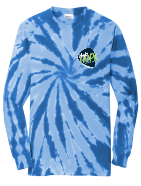 Mark's Hope - Tie Dye Long Sleeve (Blue)