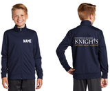 Chesterton Academy - KNIGHTS Navy Blue Warm Up Jacket (Men's, Lady or Youth)