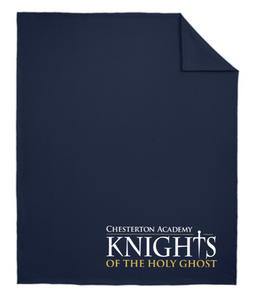 Chesterton Academy - KNIGHTS Navy Blue Blanket