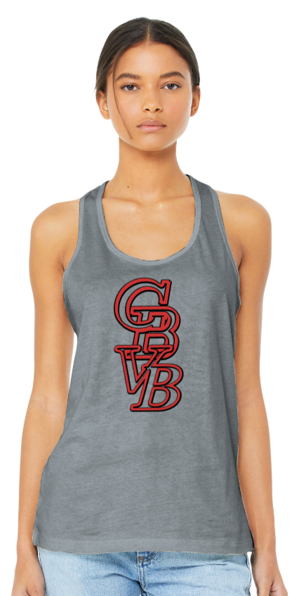 GB Volleyball - VB Grey Racerback Tank