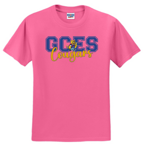 GCES - Cougar Pink Short Sleeve Shirt (Youth or Adult)