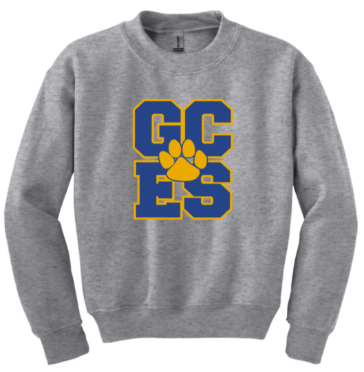 GCES - GCES Grey Crew Neck Sweatshirt