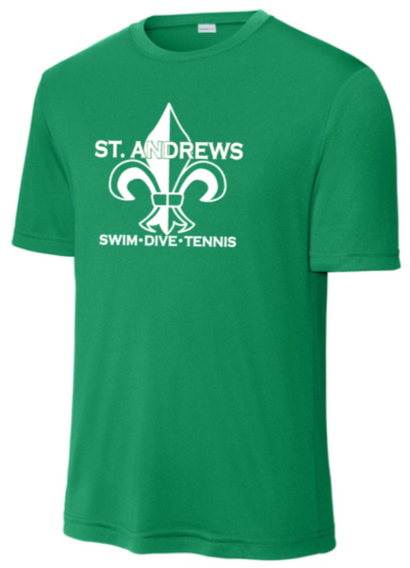 St. Andrews - Classic Green Performance Short Sleeve Shirt