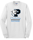 Panthers Cheer - Panthers Classic Cheer Long Sleeve (White or Grey)