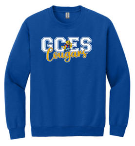 GCES - Cougar Blue Crew Neck Sweatshirt