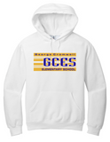 GCES - Banner Hoodie Sweatshirt (Youth and Adult) (White or Grey)