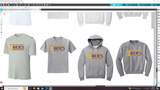 GCES - Banner Hoodie Sweatshirt (Youth and Adult) (White or Grey)