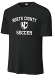 NCHS Women's Soccer - Performance Short Sleeve Shirt (Red or Black)