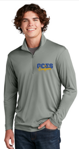 GCES - Cougars Grey 1/4 Zip Pullover (Unisex, Youth or Lady Cut)