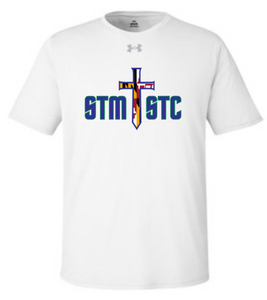 STM STC - Flag White Under Armour Short Sleeve T Shirt (Youth and Adult)