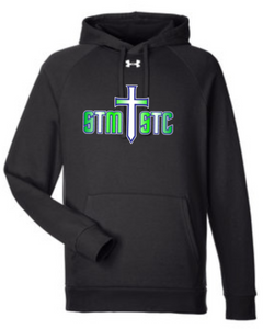 STM STC - Gradient Black Under Armour Hoodie - (Adult)