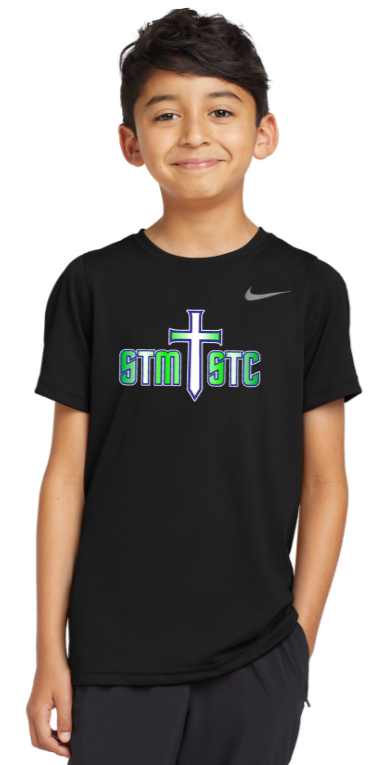 STM STC - Gradient Black Nike Legend Tee (Youth, Adult or Lady)