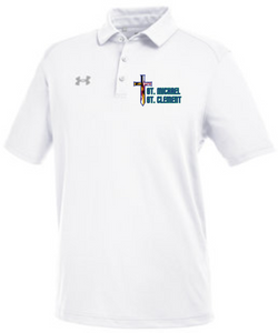 STM STC - Flag White Under Armour Polo (Unisex or Lady's Cut) (Printed)