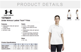 STM STC - Flag White Under Armour Polo (Unisex or Lady's Cut) (Printed)