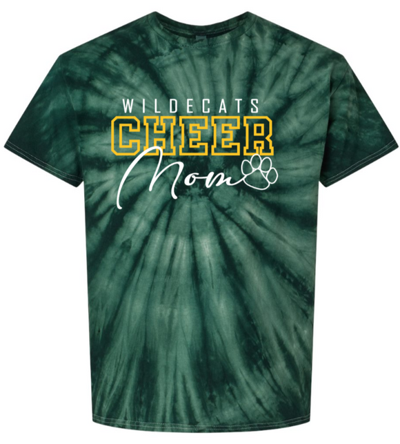 Wilde Lake Cheer - MOM Tie Dye Short Sleeve Shirt