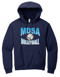 MDSA VBALL - Gradient Navy Blue Hoodie Sweatshirt (Youth and Adult)