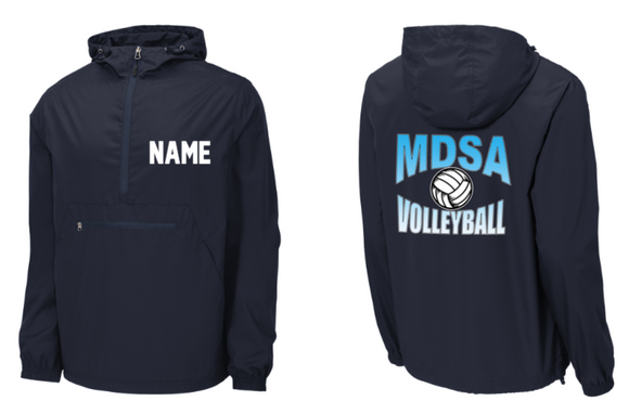 MDSA VBALL - Gradient Navy Blue Windbreaker