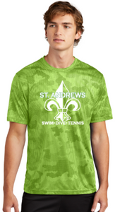 St. Andrews - Classic Green Camo Hex Short Sleeve Shirt