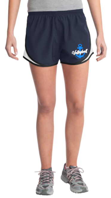 MDSA VBALL - Navy Blue Lady Shorts