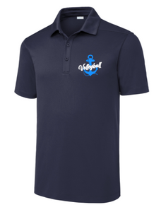 MDSA VBALL - Navy Blue Performance Polo (Unisex or Lady Cut)