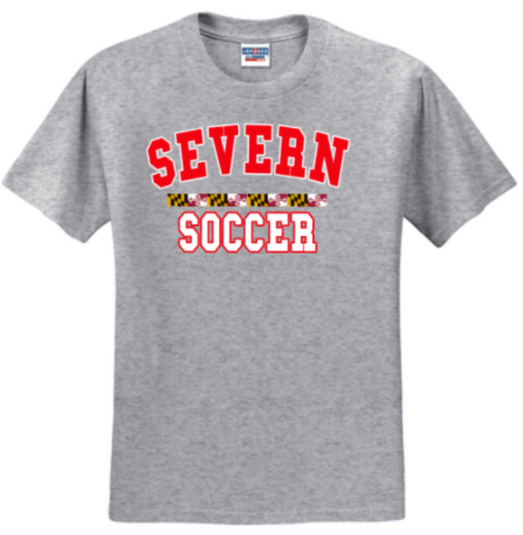 Severn Soccer - Grey Short Sleeve Shirt