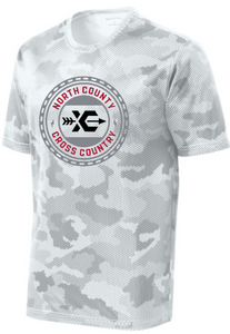 NCHS Cross Country - Circle Camo Hex Short Sleeve Shirt