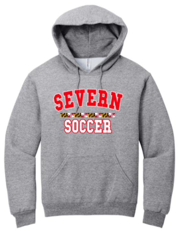 Severn Soccer - Grey Hoodie