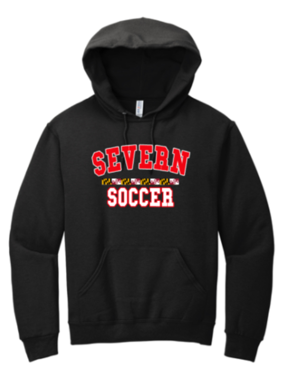 Severn Soccer - Black Hoodie