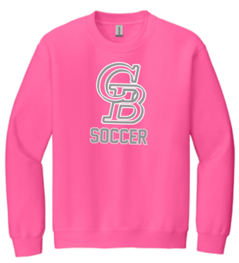 GB Soccer - 2024 Breast Cancer Crew Neck Sweatshirt