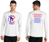 2023 CMDL Championships - Gradient Long Sleeve Performance Shirt (White or Silver) Online Only!!!