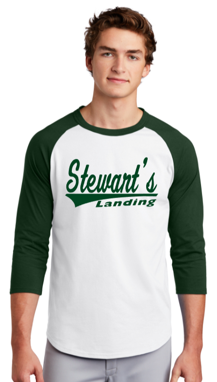 Stewart's Landing - Baseball Team Raglan Jersey (Men's or Lady Cut)