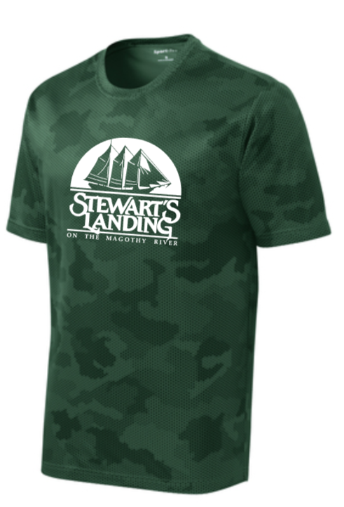 Stewart's Landing - Camo Hex Performance SS T-shirt