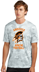 Apache Football - White Camo Hex Short Sleeve Shirt