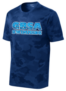 GBSA - BLUE Water Camo Hex Short Sleeve Shirt